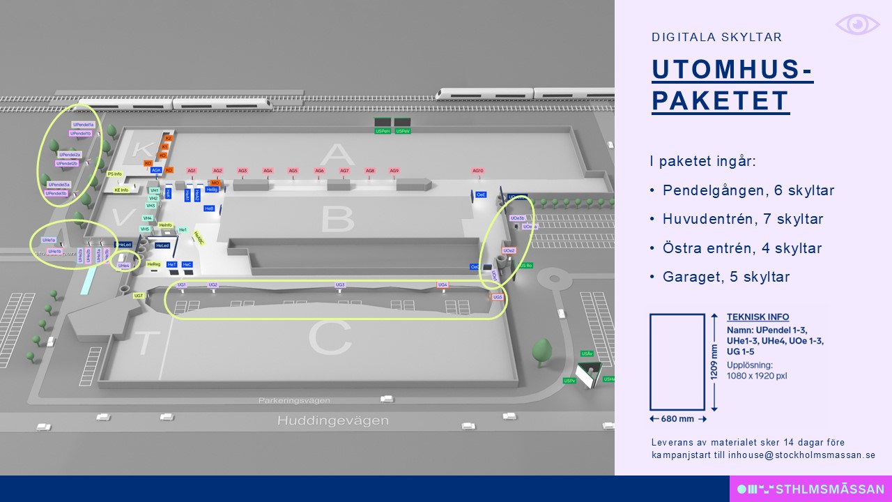 Outdoor package map of the indoor package